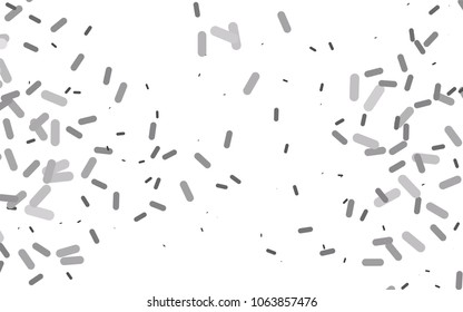 Light Silver, Gray vector texture with colored capsules. Capsules on blurred abstract background with gradient. Smart design for your business advert.