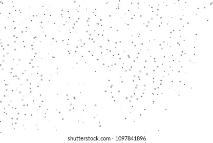 Light Silver, Gray vector  texture with disks. Blurred bubbles on abstract background with colorful gradient. New design for ad, poster, banner of your website.