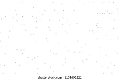 Light Silver, Gray vector  texture with disks. Glitter abstract illustration with blurred drops of rain. The pattern can be used for ads, leaflets of liquid.