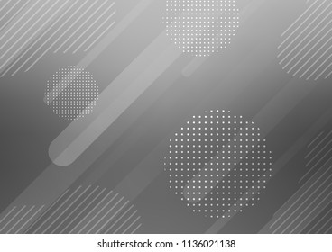 Light Silver, Gray vector texture with colored capsules, dots. Capsules on blurred abstract background with gradient dots. Smart design for your business advert.