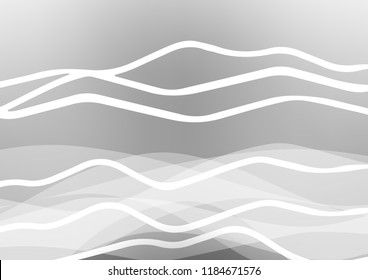 Light Silver, Gray vector texture with colored lines. Blurred decorative design in simple style with lines. The template can be used as a background.