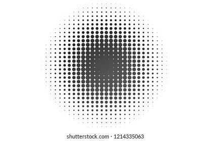 Light Silver, Gray vector texture with disks. Beautiful colored illustration with blurred circles in nature style. Pattern for beautiful websites.