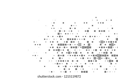 Light Silver, Gray vector texture in rectangular style. Glitter abstract illustration with rectangular shapes. Smart design for your business advert.
