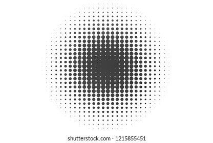 Light Silver, Gray vector texture with disks. Beautiful colored illustration with blurred circles in nature style. Template for your brand book.