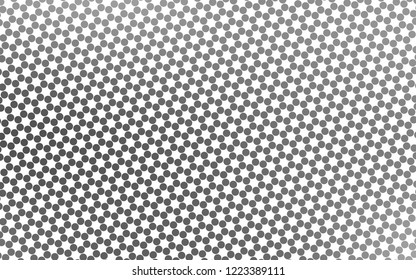 Light Silver, Gray vector texture with disks. Modern abstract illustration with colorful water drops. Template for your brand book.