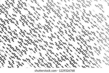 Light Silver, Gray vector texture with colored lines. Glitter abstract illustration with colored sticks. Best design for your ad, poster, banner.