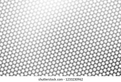 Light Silver, Gray vector texture with disks. Modern abstract illustration with colorful water drops. Pattern for ads, booklets.