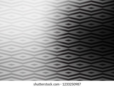 Light Silver, Gray vector texture in triangular style. Illustration with set of colorful triangles. Modern template for your landing page.