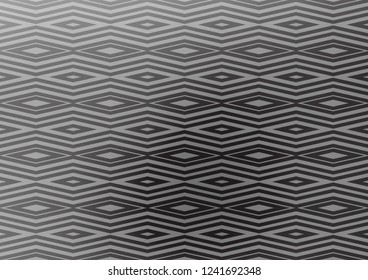 Light Silver, Gray vector texture with lines, rhombuses. Modern geometric abstract illustration with lines, squares. Pattern for ads, posters, banners.