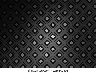 Light Silver, Gray vector texture with lines, rhombuses. Shining colorful illustration with lines, rectangles. Smart design for your business advert.