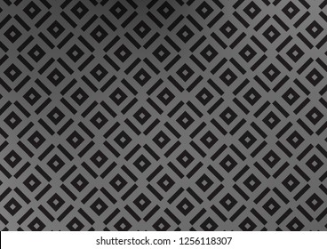 Light Silver, Gray vector texture with lines, rhombuses. Colorful decorative design in simple style with lines, rhombuses. Pattern for business booklets, leaflets.