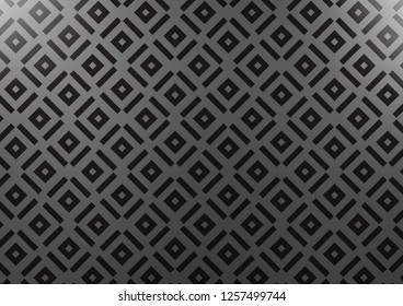 Light Silver, Gray vector texture with lines, rhombuses. Colorful lines, squares on abstract background with gradient. Smart design for your business advert.