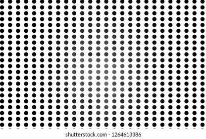 Light Silver, Gray vector texture with disks. Illustration with set of shining colorful abstract circles. Pattern of water, rain drops.