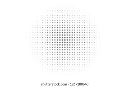 Light Silver, Gray vector texture with disks. Blurred bubbles on abstract background with colorful gradient. Pattern for ads, booklets.