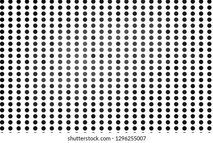 Light Silver, Gray vector texture with disks. Blurred bubbles on abstract background with colorful gradient. Pattern of water, rain drops.