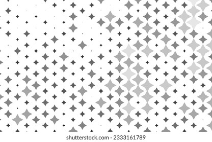 Light Silver, Gray vector texture with beautiful stars. Shining colored illustration with stars. The pattern can be used for wrapping gifts.