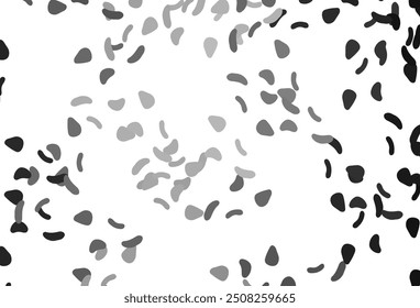 Light Silver, Gray vector texture with random forms. Illustration with colorful gradient shapes in abstract style. Best smart design for your business.