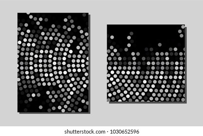 Light Silver, Grayvector background for presentations. Blurred decorative design in abstract style with textbox. Completely new template for your brand book.