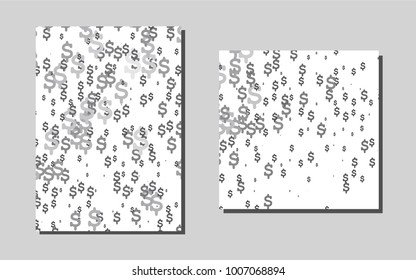 Light Silver, Grayvector banner for websites. Web interface on abstract background with colorful gradient. Completely new template for your brand book.