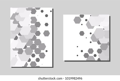 Light Silver, Grayvector banner for websites. Booklet with textbox on colorful abstract background. Pattern for beautiful business cards, folders.
