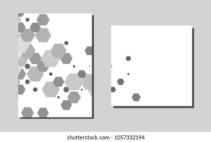 Light Silver, Grayvector brochure for ui, ux design. Blurred decorative design in abstract style with textbox. New design for a poster, banner of your website.