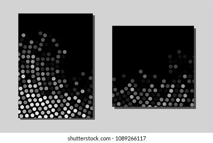 Light Silver, Grayvector brochure for ui, ux design. Beautiful colored sample in A4 size. New design for a poster, banner of your website.