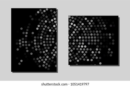 Light Silver, Grayvector cover for Envelopes. Blurred decorative design in abstract style with textbox. Beautiful design for cover of notepads.