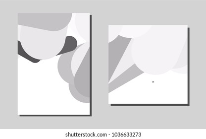 Light Silver, Grayvector template for landing pages. Booklet with textbox on colorful abstract background. Pattern for ads, leaflets, labels of your business.