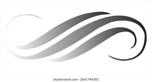 Light Silver, Grey pattern with bent lines. Shining illustration, which consist of blurred lines, circles. Marble style for your business design.