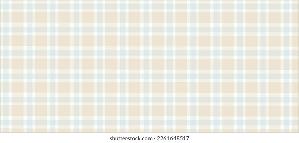 Light simple plaid background vector illustration.