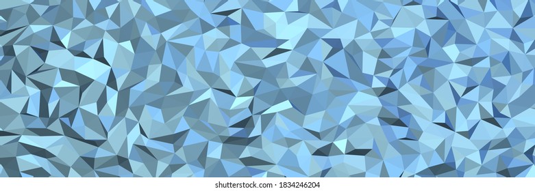 Fondo abstracto azul cielo claro. Ilustración vectorial geométrica. Papel pintado en 3D colorido.