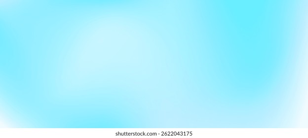 Light sky blue gradient banner background with soft tones, ideal for clean, minimal, and professional layouts or nature-inspired themes.
