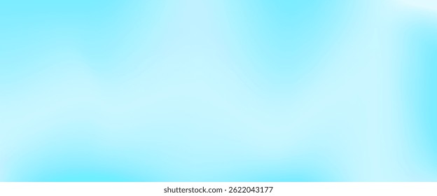 Light sky blue gradient banner background with soft tones, ideal for clean, minimal, and professional layouts or nature-inspired themes.