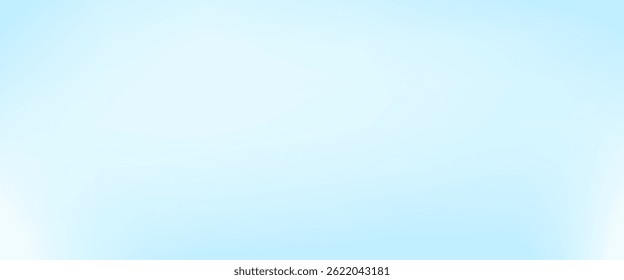Light sky blue gradient banner background with soft tones, ideal for clean, minimal, and professional layouts or nature-inspired themes.