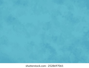 Light sky blue paint gradient wallpaper background. Blue elegance blooming fresh watercolor paint on canvas images. Smoky fog surface beige paper textured. Blue snowflake winter banner ocean painting