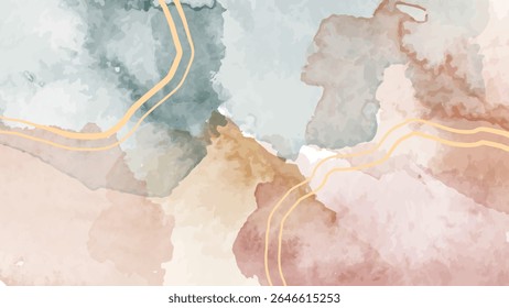 Light and smooth abstract watercolor wash with pastel tones and fluid transitions. Perfect for backgrounds, art templates, or stylish visuals.
