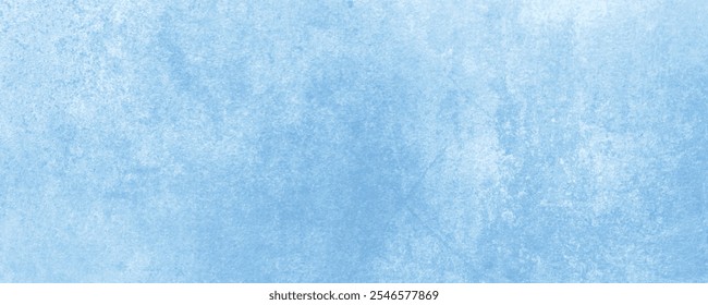 Fondo azul claro y liso con degradado descolorido y una textura artística tranquila
