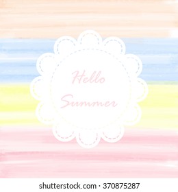 Light soft pink yellow blue orange love pastel background in valentine's day and summer