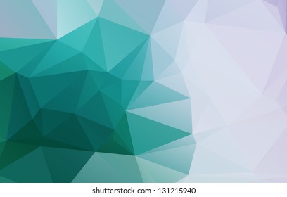 Light Soft White Green Geometric background with gradients lines  eps 10