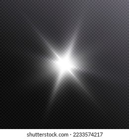 Light sources, concert lighting, stage spotlights. Floodlight beam, illuminated spotlights for web design and projection studio lights beam concert club show scene illumination.