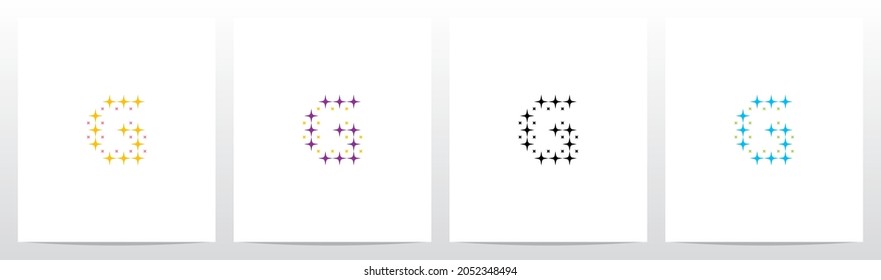 Light Spark Forming Letter Logo Design G