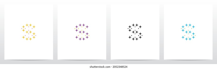 Light Spark Forming Letter Logo Design S