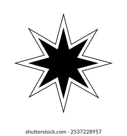 light spark line design isolated