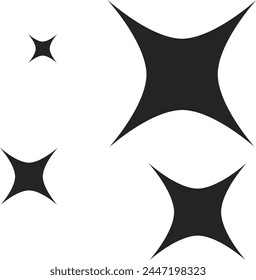 light sparkle effect vector. star