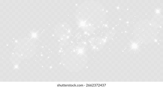 Light sparkle glitter shine glow with transparent glittering light effects, sparkling stars, white bokeh, and shiny glow on a checkered background, perfect for Christmas themes.