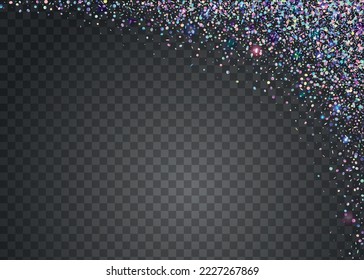 Paracaídas ligeras. Textura De Desenfoque Rosa. Tinsel irlandés. Plantilla de resumen retro. Elemento metálico. Neon Confetti. Fantasía Art. Paracaídas de luz púrpura