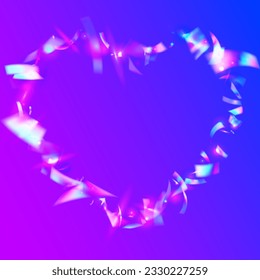 Light Sparkles. Purple Retro Background. Glitch Effect. Party Colorful Wallpaper. Rainbow Glare. Bright Foil. Digital Art. Laser Element. Blue Light Sparkles