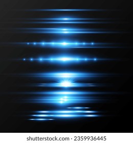 light special effect. Luminous stripes. vector illustration	