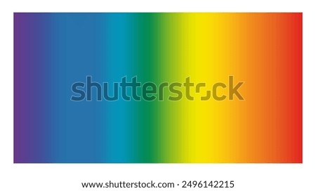 Light spectrum color isolated. Electromagnetic wavelength radiation prism line, visible spectrum. Retro design element