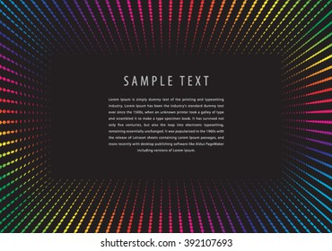 light spectrum colorful frame background